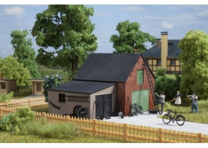 depozit cu garaj - H0 AUHAGEN 11408