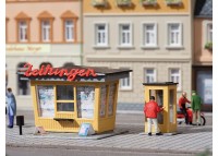 chiosc de ziare si cabina telefonica - TT/H0 AUHAGEN 12340