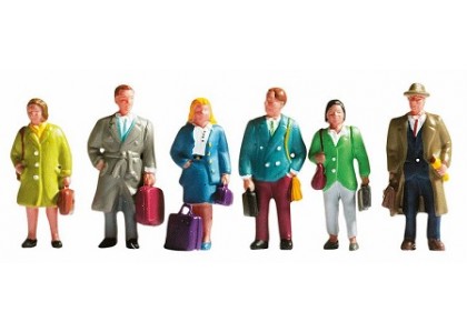 set figurine "pasageri" - H0 NOCH 15220