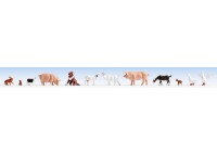 set figurine "ferma animalelor" - H0 NOCH 15711