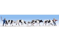 set figurine "cireada de vaci si vacari" - H0 NOCH 15724