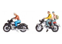 set figurine "motociclisti" - H0 NOCH 15904
