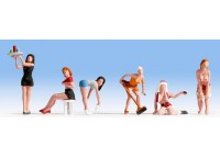 set figurine "domnisoare sexy" - H0 NOCH 15957