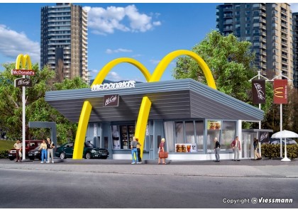 Restaurant McDonald cu McDrive - H0 VOLLMER 43634