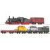 Startset analog cu locomotiva G7.1 si 5 vagoane marfa DR - H0 PIKO 57123