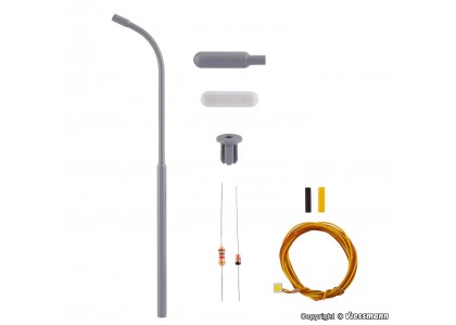 kit lampadar curbat - H0 VIESSMANN 6722